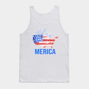 merica flag Tank Top